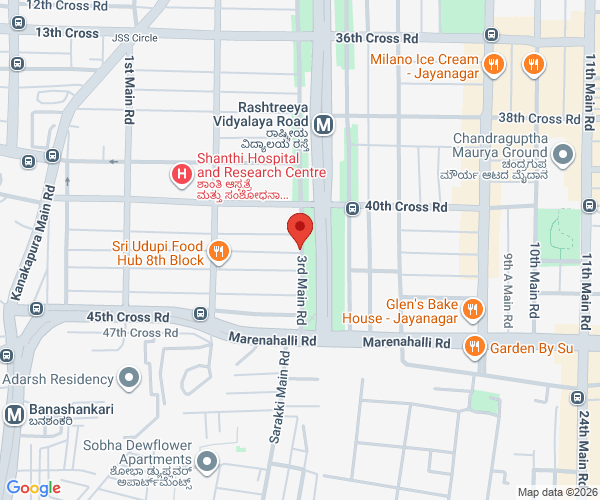 Map of MACS Clinic - Cancer Treatment in Bangalore, India
