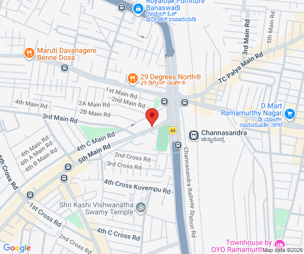 Map of Body Care & Craft—unisex premium salon and skin & hair clinic