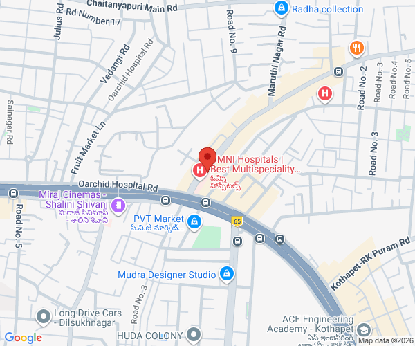 Map of ReDefine - Plastic Surgery & Hair Transplant in Hyderabad