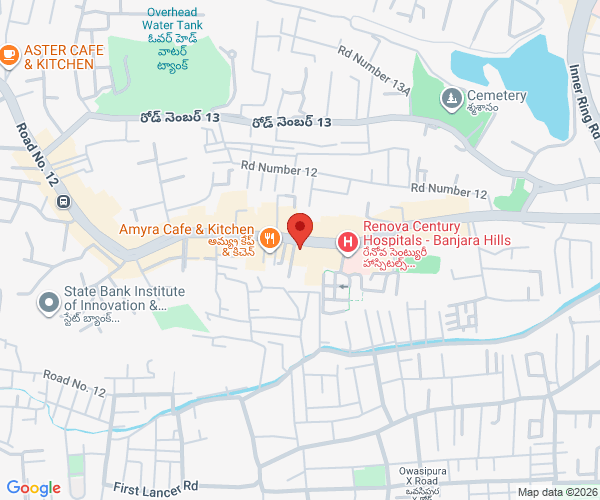Map of Enamel Dental | Dental Implant centre,Banjara Hills, Hyderabad