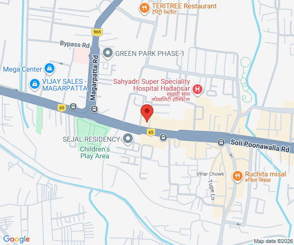 Map of Dr. Ksheetij Kothari