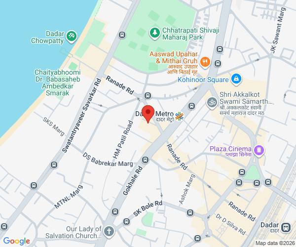 Map of Dr Sharada Panse