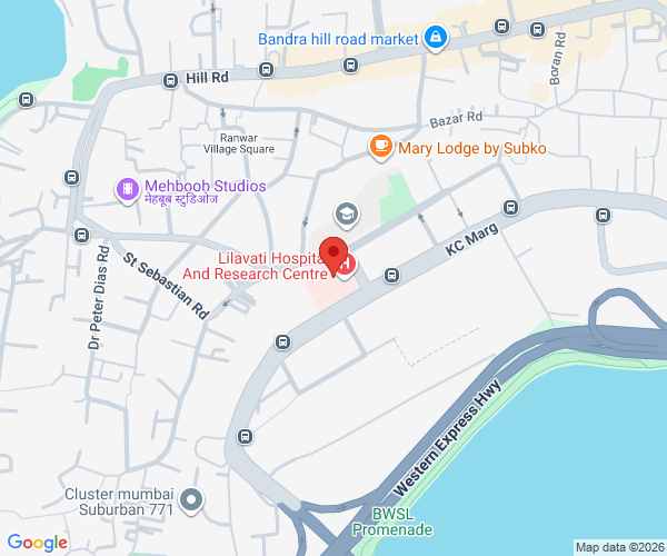 Map of Dr. Leena Jain