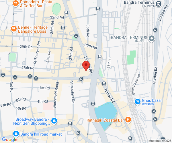 Map of Dr. Vishal Khullar - Heart Surgeon in Bandra, Mumbai