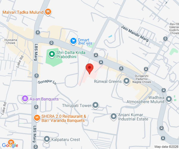 Map of Fortis - Dr. Gurneet Singh Sawhney - Best Neurosurgeon in Mulund, Mumbai
