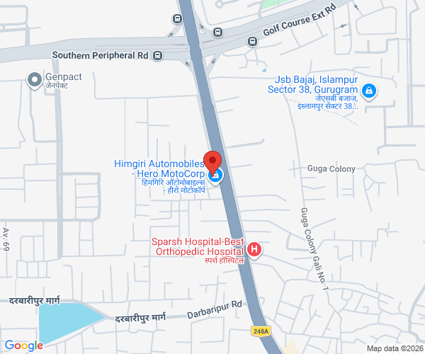 Map of Ektaa Hospitals
