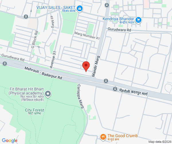 Map of Dr Monisha Kapoor | Cosmetic & Plastic surgeon in Delhi