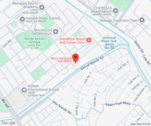 Map of NEO Hospital