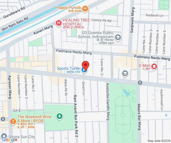Map of Nivaran Health | Dr. Ayush Chandra | Diabetologist & Diabetic Foot Specialist in Ghaziabad